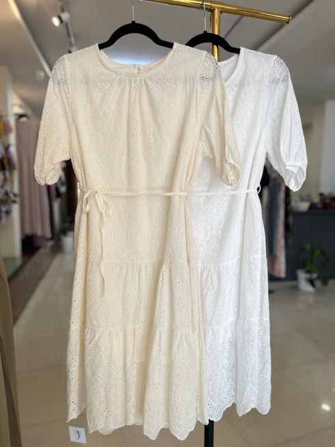 Summer Schiffli Cotton Dresses